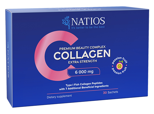 NATIOS Collagen Premium Beauty Complex, Komplex pro krásu, 6 000 mg, 30 sáčků compare